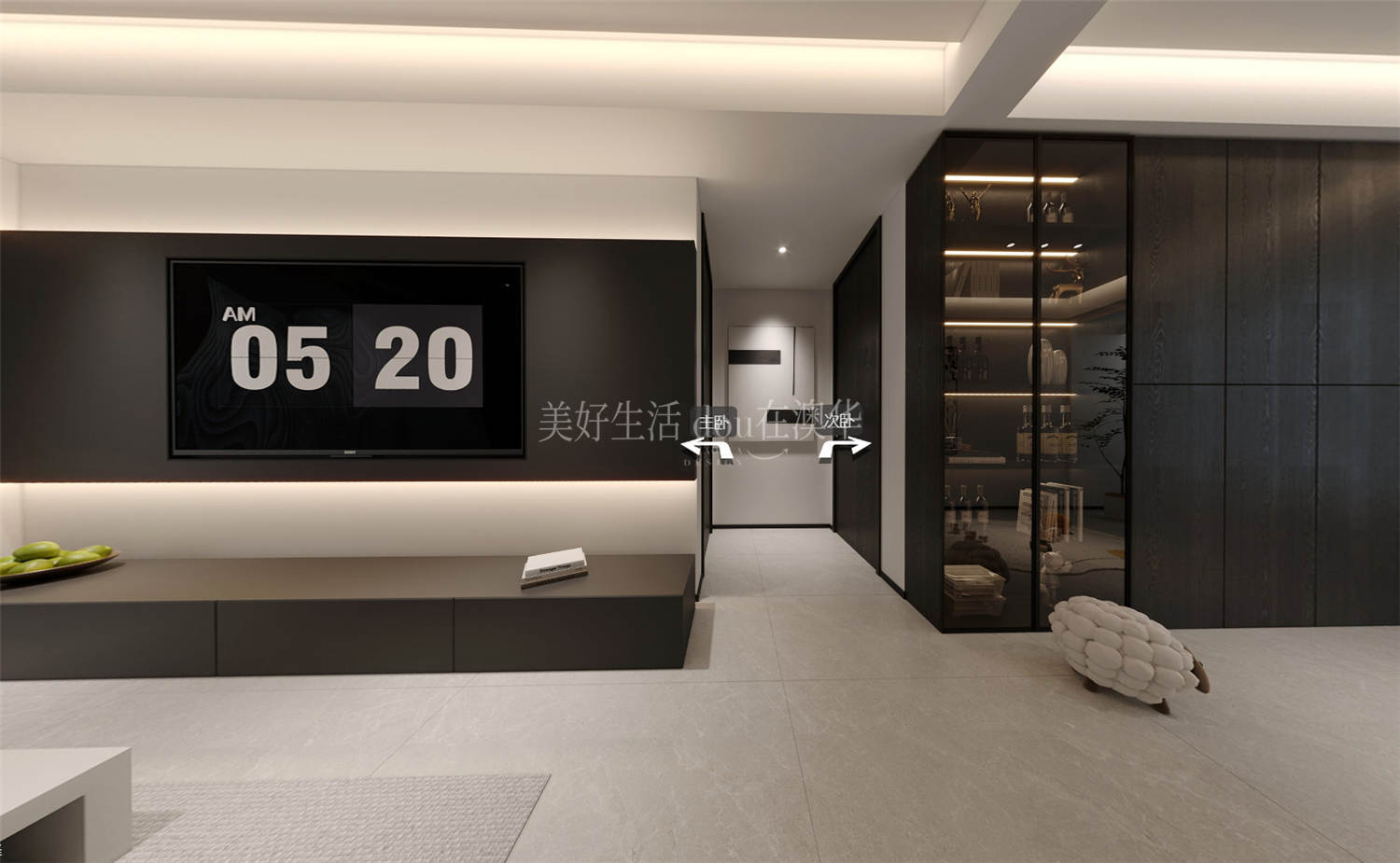 黑白極簡風,新房裝修